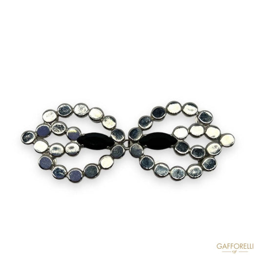 Metal Hook with Stones- Art. U566- Gafforelli Srl hooks