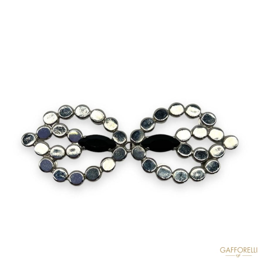 Metal Hook with Stones- Art. U566- Gafforelli Srl hooks
