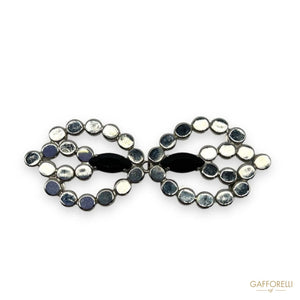 Metal Hook with Stones- Art. U566- Gafforelli Srl hooks