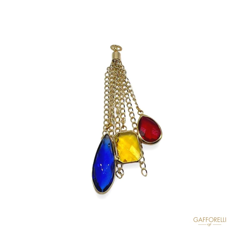 Metal Tassel with Hanging Details A731 - Gafforelli Srl
