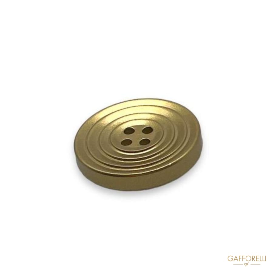 Metallic Colored Button with Four Holes- Art. D413