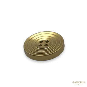 Metallic Colored Button With Four Holes- Art. D413 -