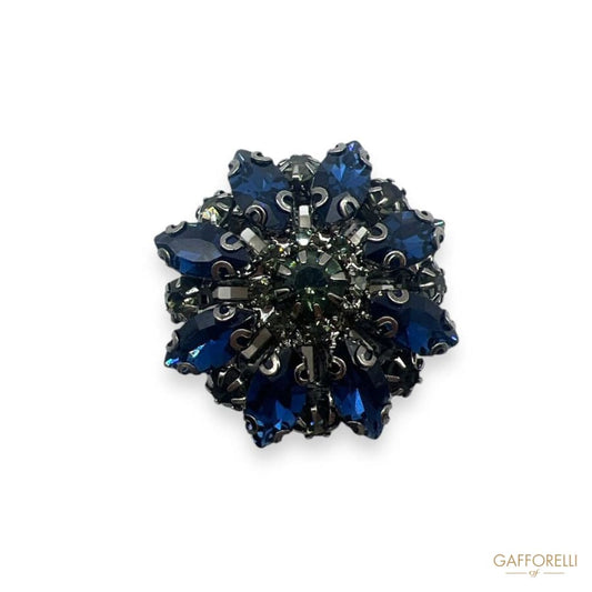 Jewel Button with Different Shapes of Stones