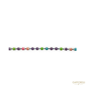 Multicolored Rhinestone Chain E240 - Gafforelli Srl