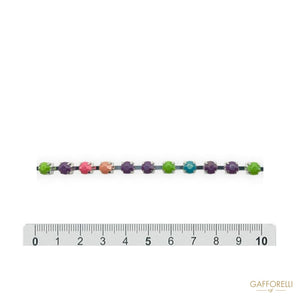 Multicolored Rhinestone Chain E240 - Gafforelli Srl
