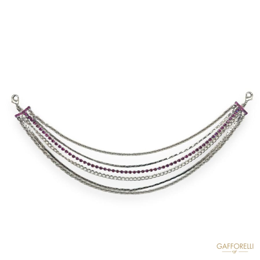 Neckline with Chains of Different Shapes - Art. A763
