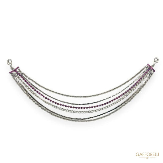 Neckline with Chains of Different Shapes - Art. A763