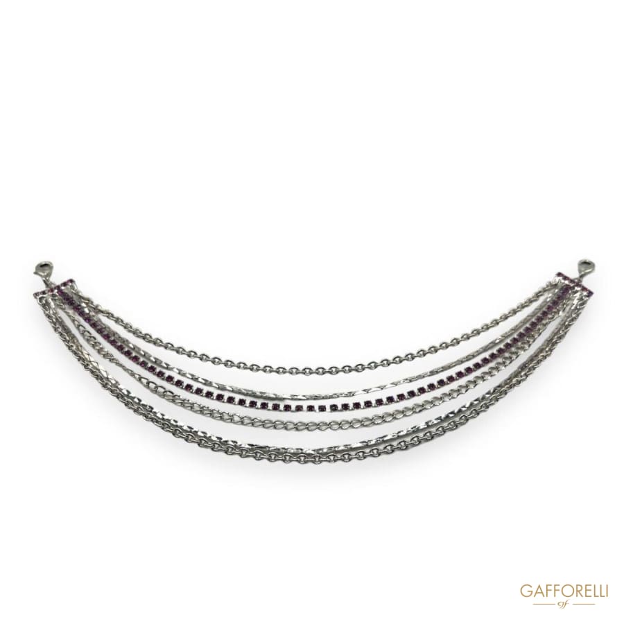 Neckline with Chains of Different Shapes - Art. A763