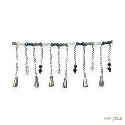 Pendant Chain with Bright Beads A457 - Gafforelli Srl