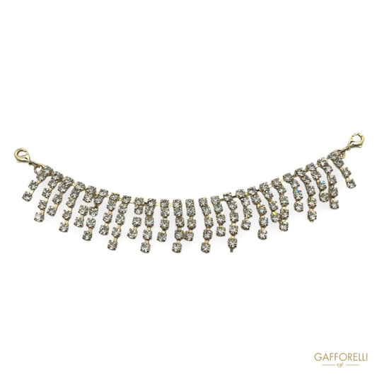 Rhinestone Fringe Neckline- Art. A528 - Gafforelli NECK