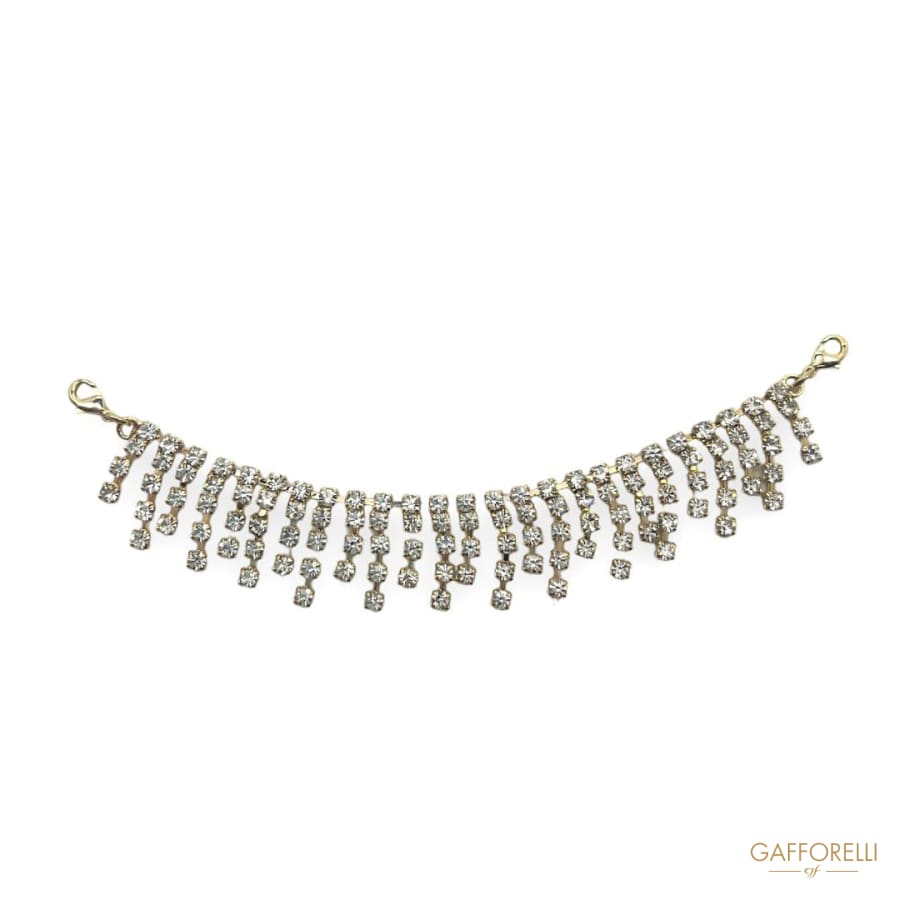 Rhinestone Fringe Neckline- Art. A528 - Gafforelli NECK