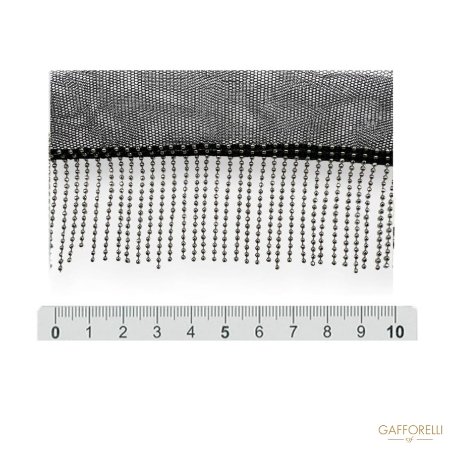 Ribbon Trimmings with Hanging Chain H251 - Gafforelli Srl