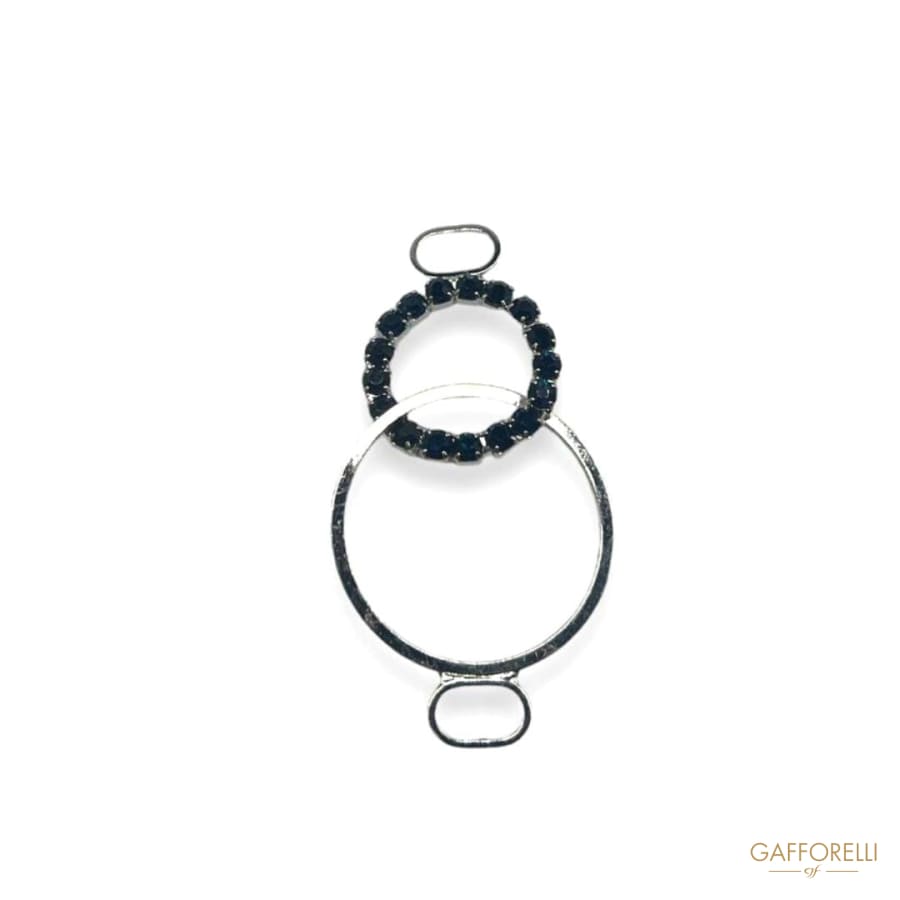 Rigid Loop with Rhinestone Circles Art. A430 - Gafforelli