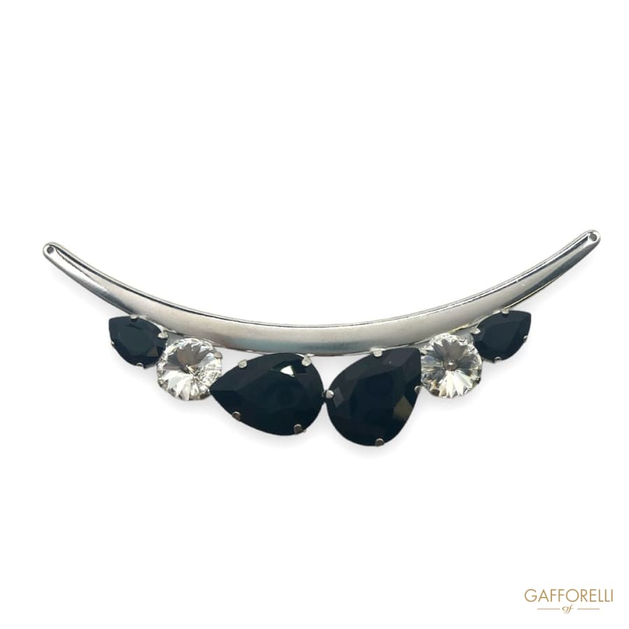 Rigid Neckline with Stones - Art. A586 - Gafforelli neckline