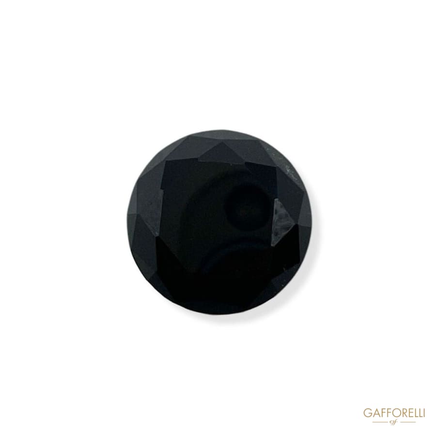 Round Faceted Swarovski Button A605 - Gafforelli Srl BUTTON