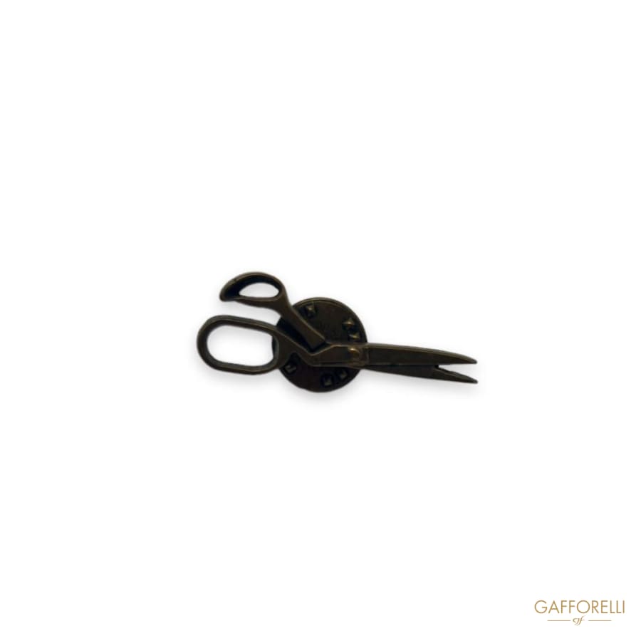 Scissors Brooch U279 - Gafforelli Srl Pin men’s