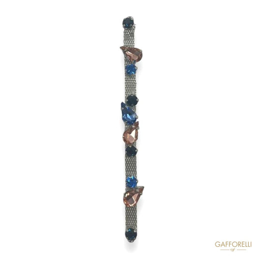 Shoulder Strap with Jeweled Stones Art. A436 - Gafforelli