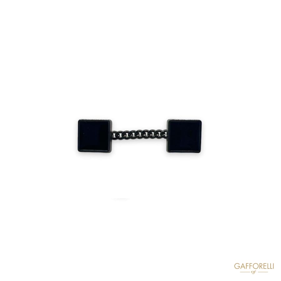 Square Cufflink In Metal U381 - Gafforelli Srl cufflings men