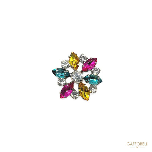 Stone Flower Composition to Sew - Art. A797 - Gafforelli
