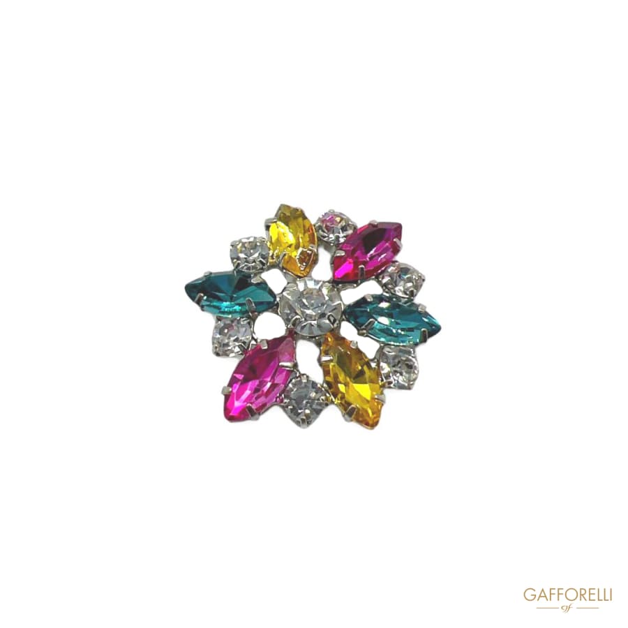 Stone Flower Composition to Sew - Art. A797 - Gafforelli