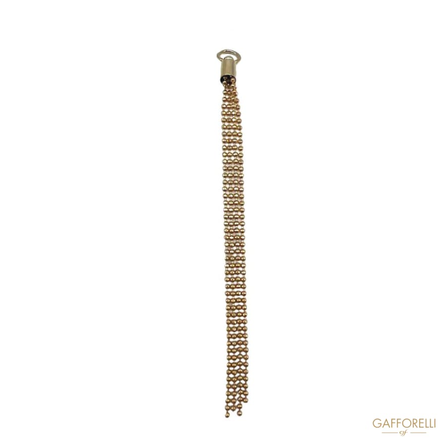 Tassel in Metal Chain H341 - Gafforelli Srl tassels