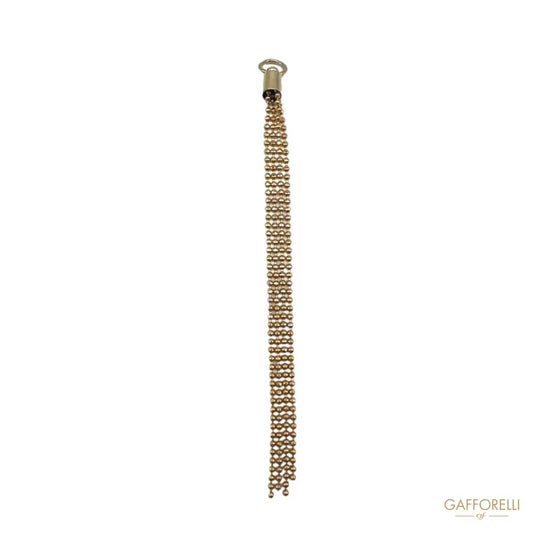 Tassel in Metal Chain H341 - Gafforelli Srl tassels