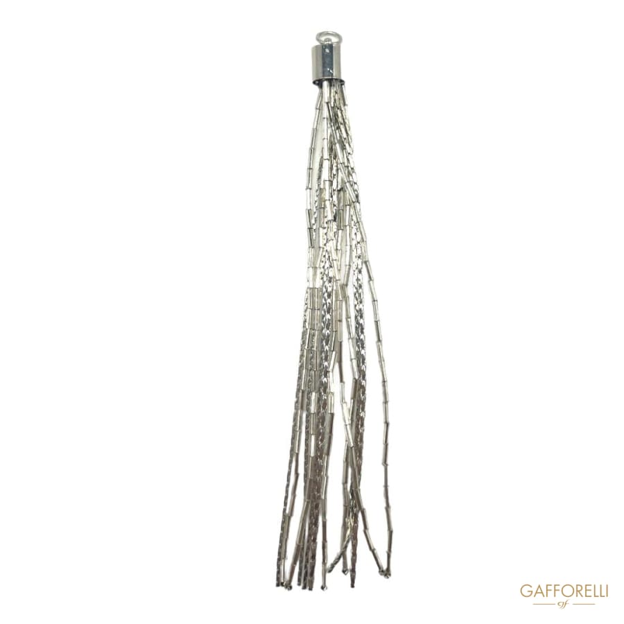 Tassel Pendant With Beads A552 - Gafforelli Srl tassels