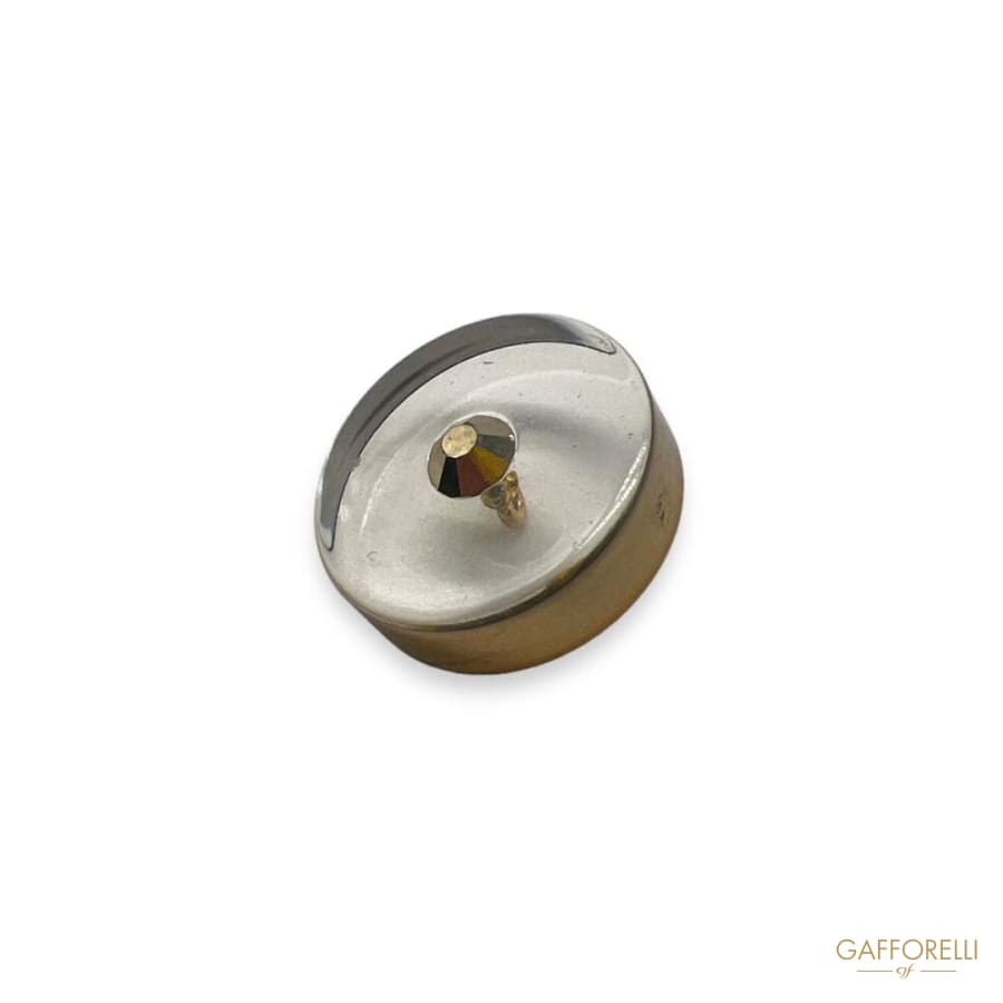Transparent Button With Polyester Shank And Central