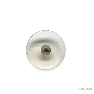Transparent Button With Polyester Shank And Central