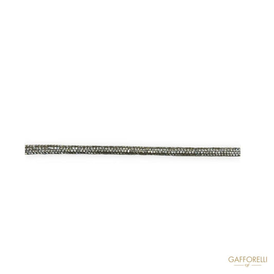 Tubular with Rhinestones H451 - Gafforelli Srl trimmings