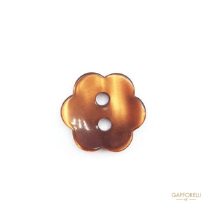 2 Holes Flower Buttons - 0164 Gafforelli Srl polyester