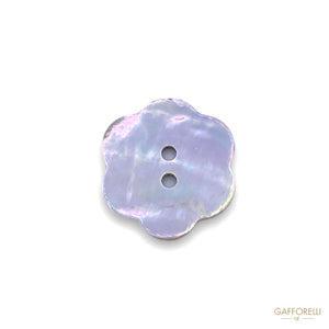 2 Holes Mother Of Pearl Akoya Buttons 840 - Gafforelli Srl
