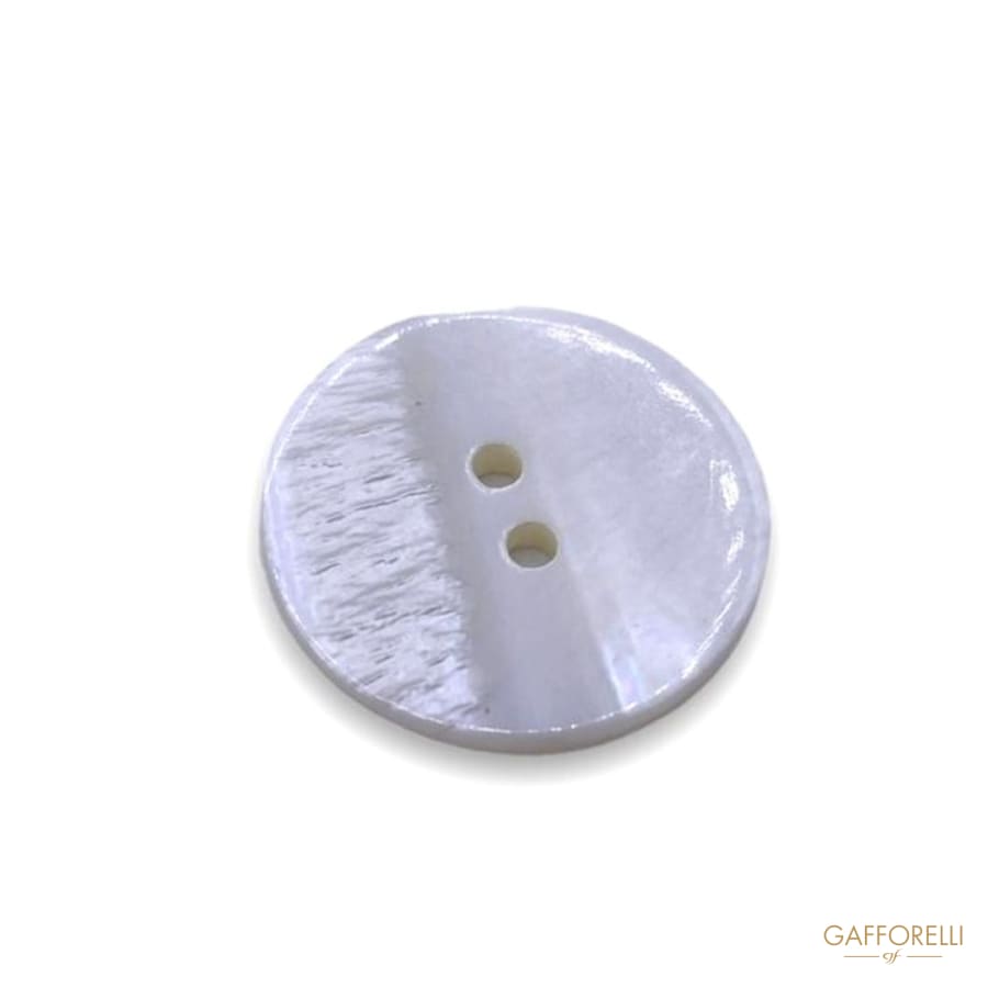 2 Holes Mother Of Pearl River Buttons 659 - Gafforelli Srl