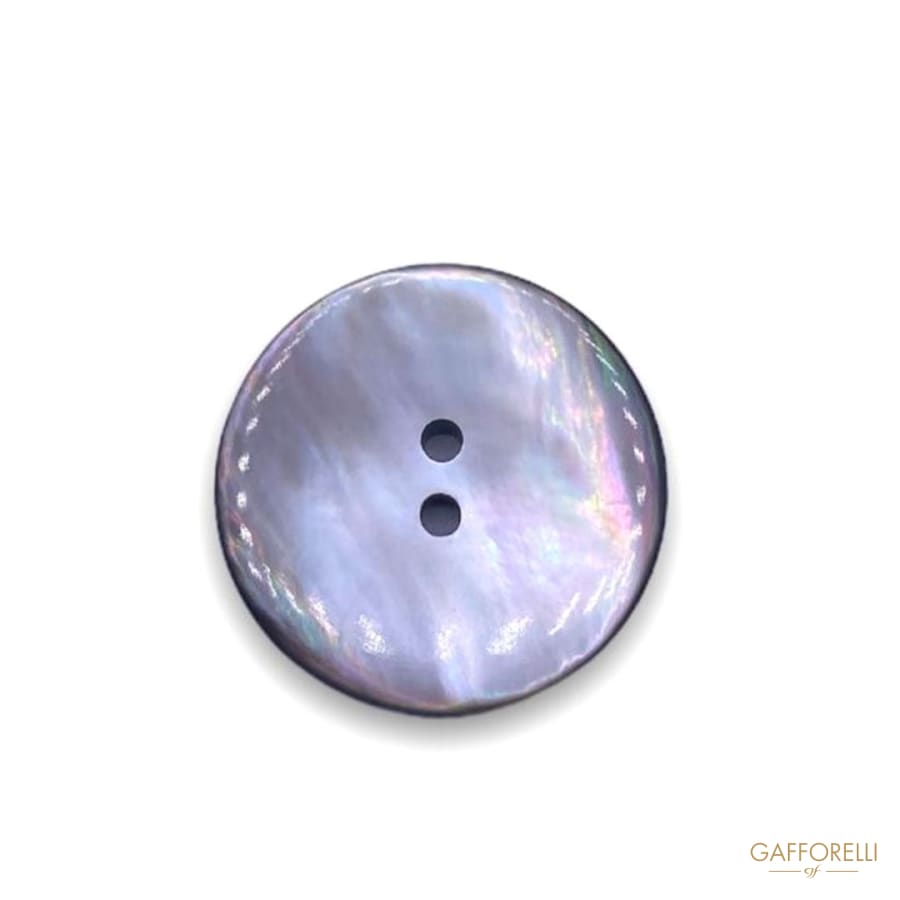 2 Holes Round Mother of Pearl Buttons 494 - Gafforelli Srl