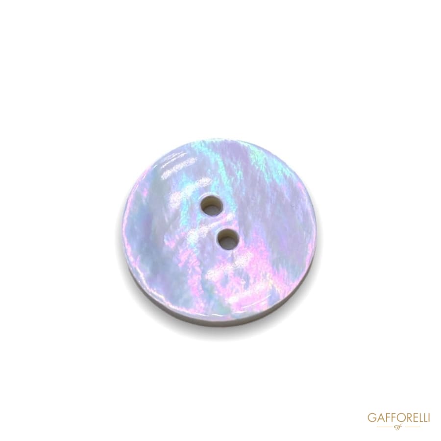 2 Holes Round Mother Of Pearl Buttons 494 - Gafforelli Srl