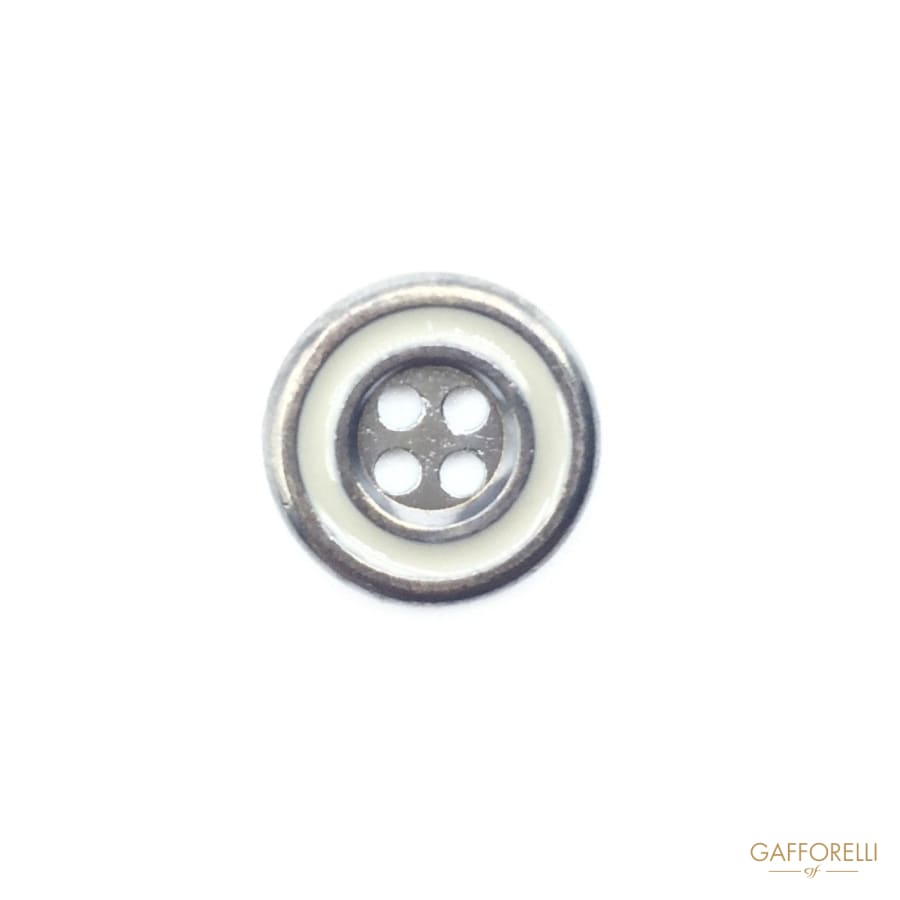 4 Holes Buttons With Enamel All Colors - 4966 Gafforelli Srl