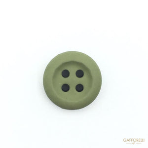 4 Holes Buttons Rubber Effect - 6811 Go Gafforelli Srl