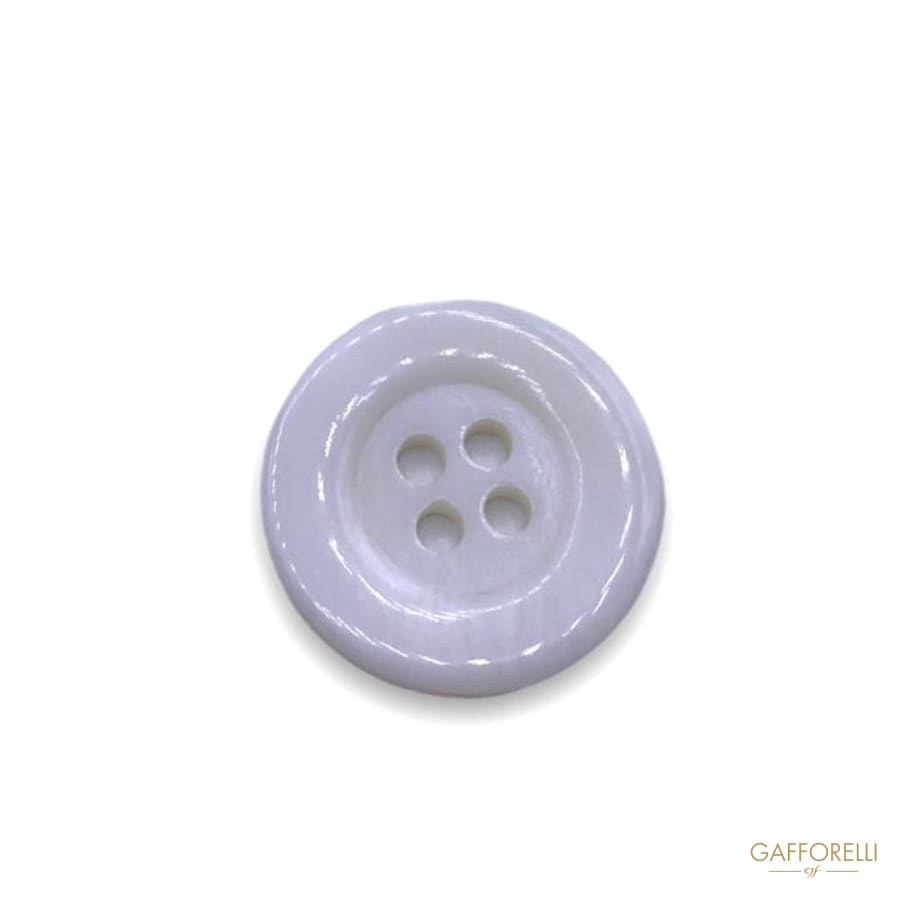 4 Holes Mother of Pearl Round Buttons 633 - Gafforelli Srl