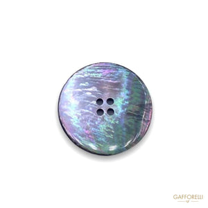 4 Holes Mother Of Pearl Round Buttons 660 - Gafforelli Srl