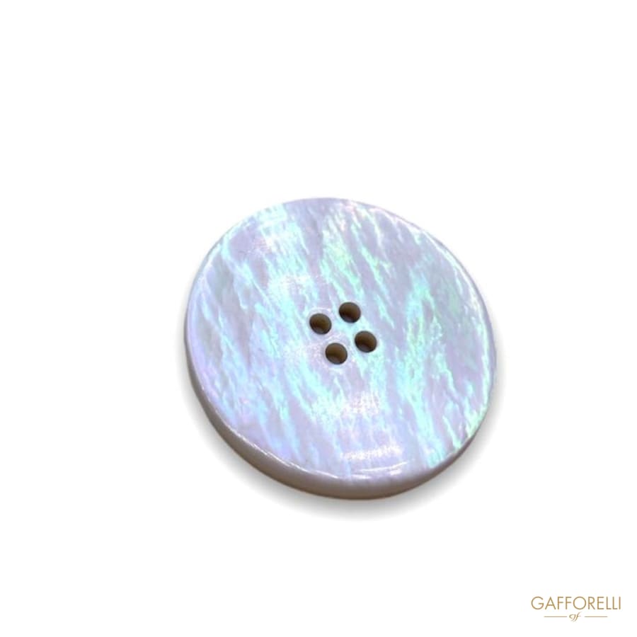 4 Holes Mother of Pearl Round Buttons 660 - Gafforelli Srl