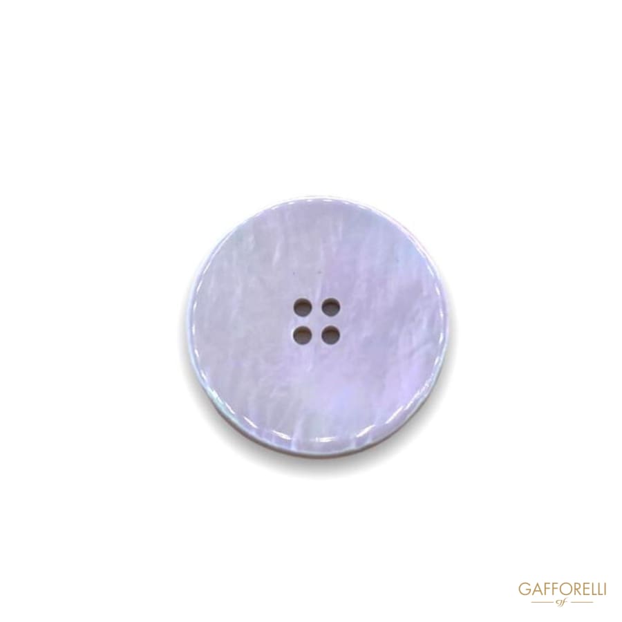 4 Holes Mother of Pearl Round Buttons 660 - Gafforelli Srl