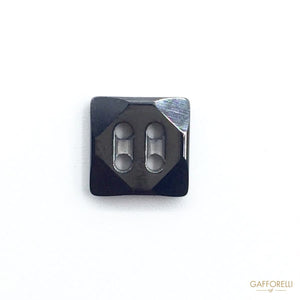4 Holes Square Ceramic Buttons - 9196 Gafforelli Srl glass