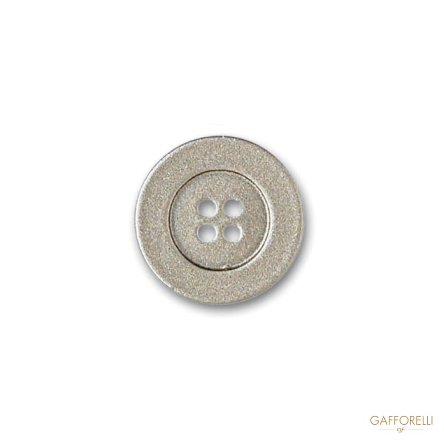 4 Holes Zamak Buttons With Big Border - 4777 Gafforelli Srl