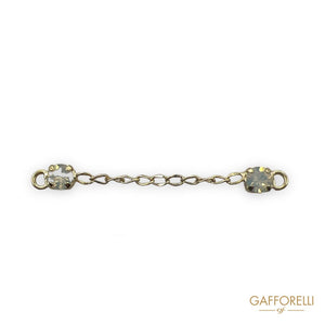 Loop with Chain and Side Rhinestones - Art. A309