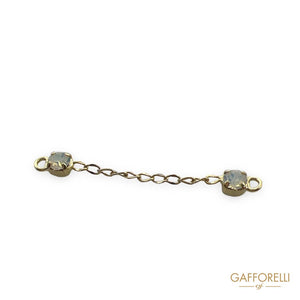 Loop with Chain and Side Rhinestones - Art. A309