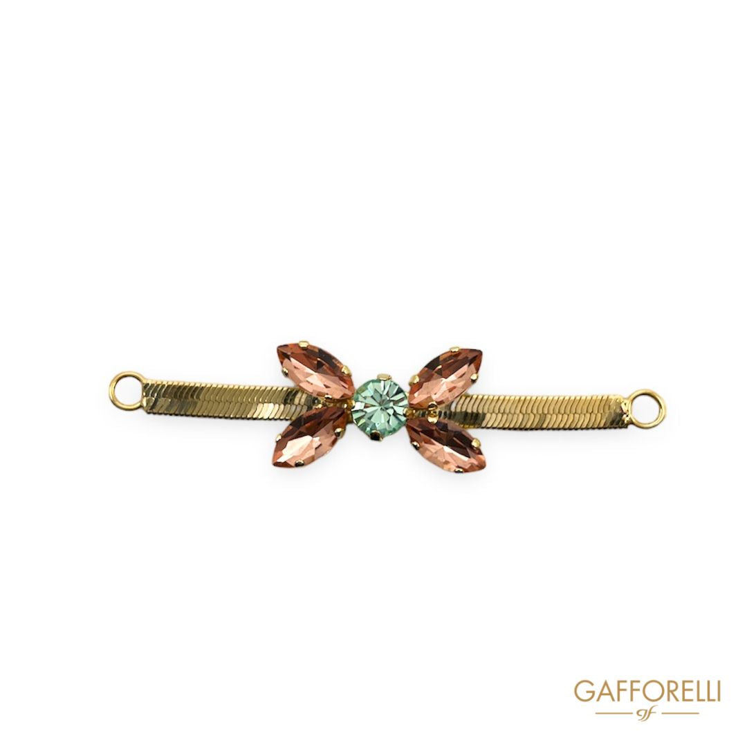 Loop with Central Rhinestone Detail - Art. A648