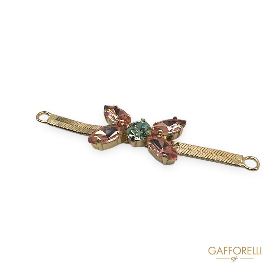 Loop with Central Rhinestone Detail - Art. A648