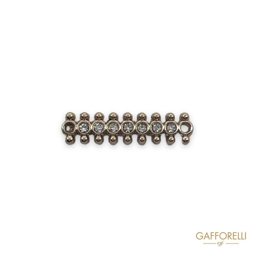 Rigid Loop With Rhinestones - Art. E343 - Gafforelli Srl