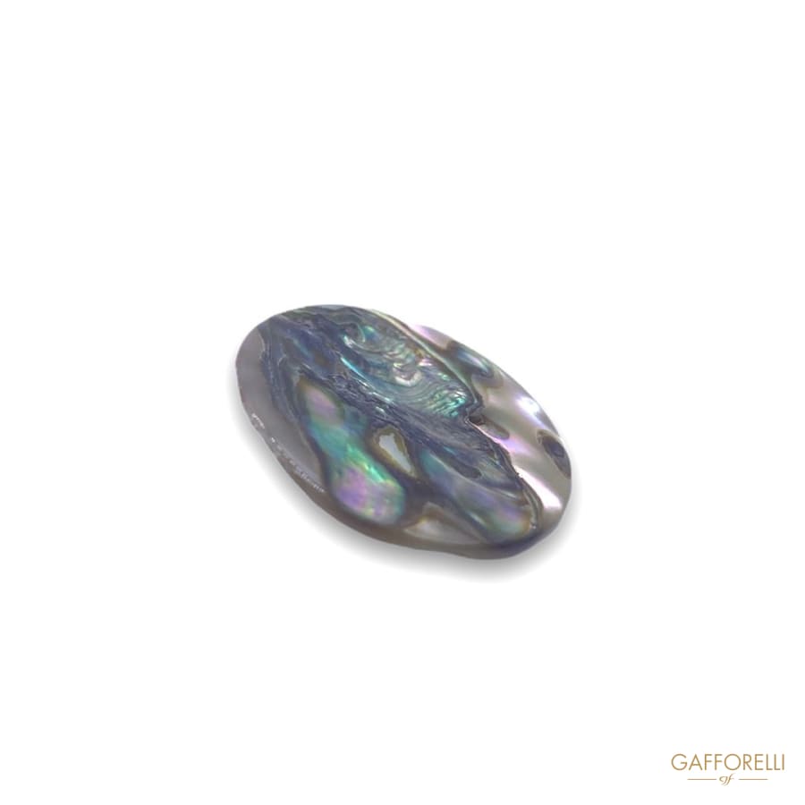 Abalone Button In Mother Of Pearl With Metal Hook 511 -