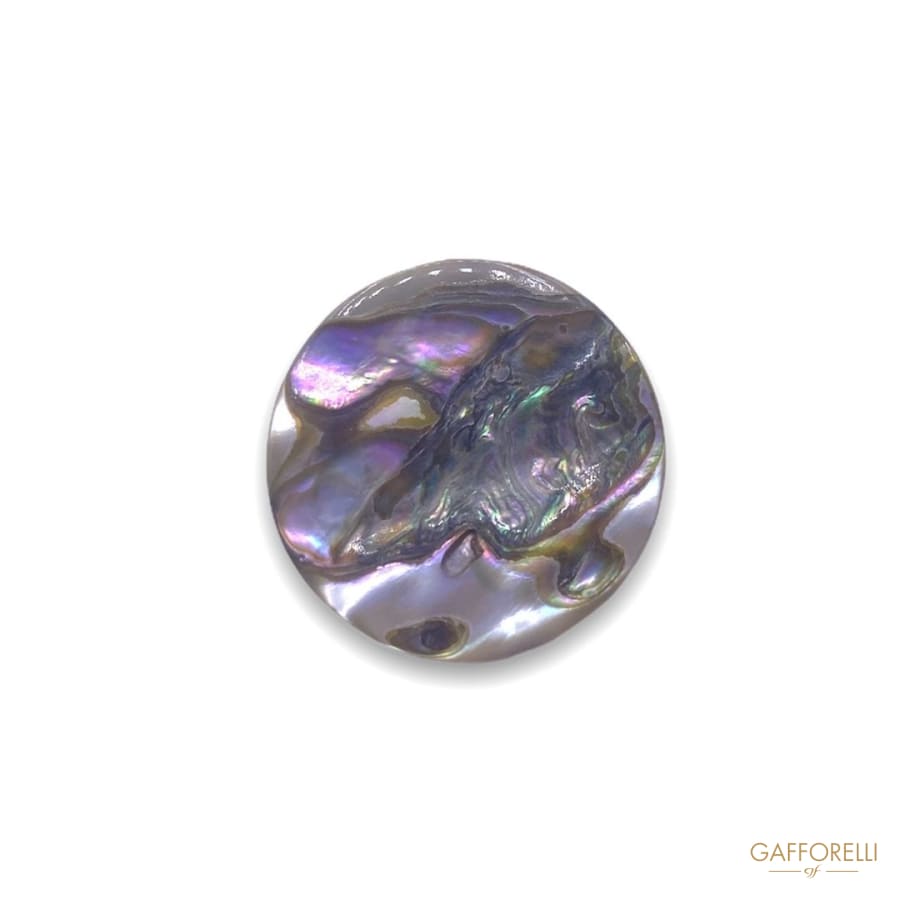 Abalone Button in Mother of Pearl with Metal Hook 511